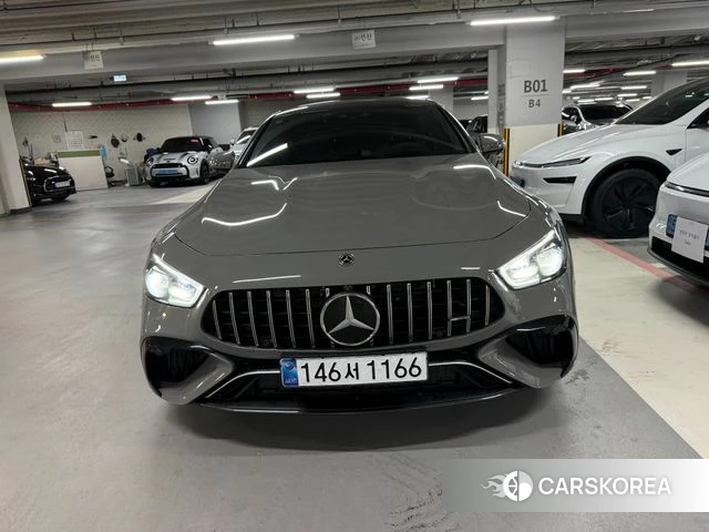 Mercedes-Benz AMG GT 2023 Серебристо-серый из Кореи