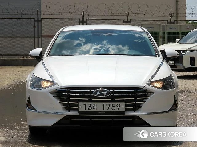 Hyundai Sonata (DN8) 2019 Белый из Кореи