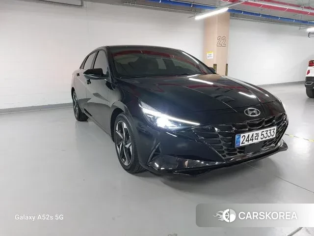 Hyundai Avante (CN7) 2020 Черный из Кореи