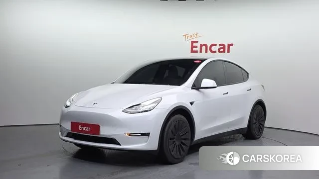 Tesla Model Y 2021 Белый из Кореи
