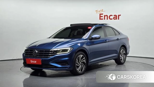 Volkswagen 7th Generation of Jetta 2020 Синий из Кореи