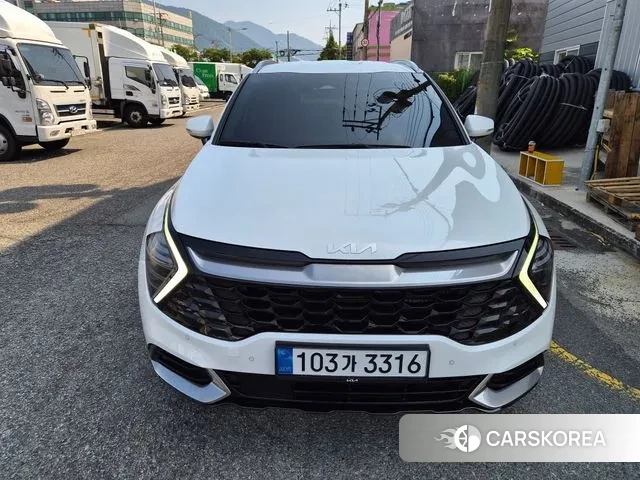 Kia Sportage 5th Generation Hybrid 2024 Белый из Кореи