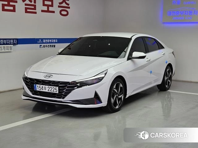 Hyundai Avante (CN7) 2020 Белый из Кореи