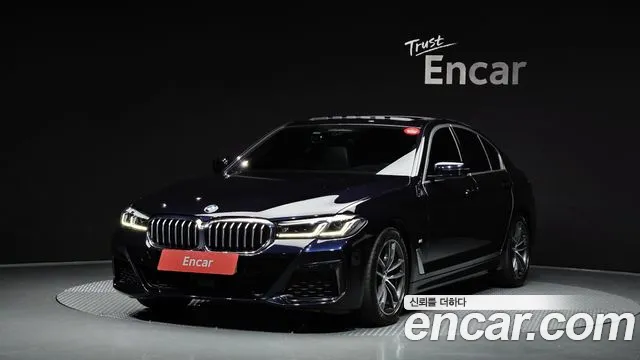 BMW 5 Series (G30) 2021 Черный из Кореи