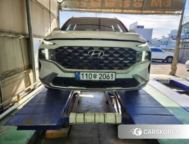 Hyundai The New Santa Fe 2023 Белый из Кореи