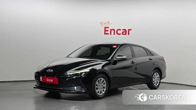 Hyundai Avante (CN7) 2021 Черный из Кореи
