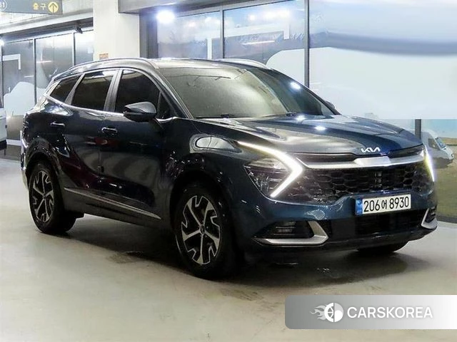 Kia Sportage 5th Generation Hybrid 2021 Синий из Кореи
