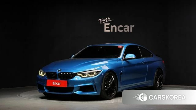 BMW 4 Series (F32) 2018 Синий из Кореи