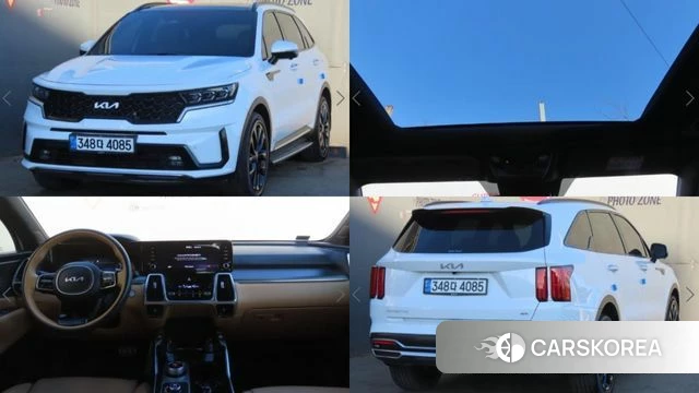 Kia Sorento 4th Generation 2022 Белый из Кореи