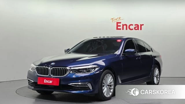 BMW 5 Series (G30) 2019 Синий из Кореи