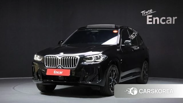 BMW X3 (G01) 2024 Черный из Кореи