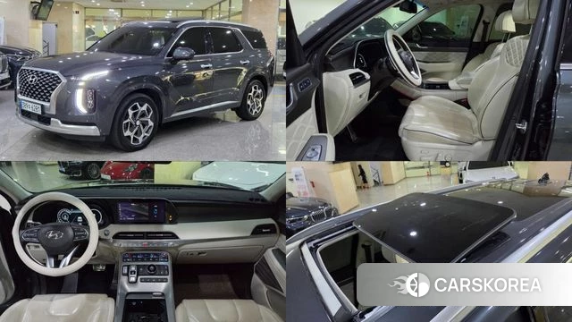 Hyundai Palisade 2021 Серый из Кореи