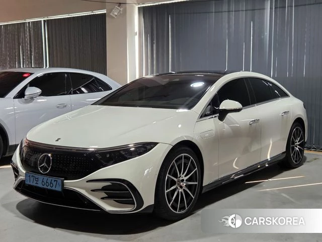 Mercedes-Benz EQS V297 2023 Белый из Кореи