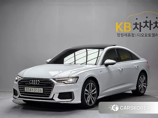Audi A6 (C8) 2022 Белый из Кореи