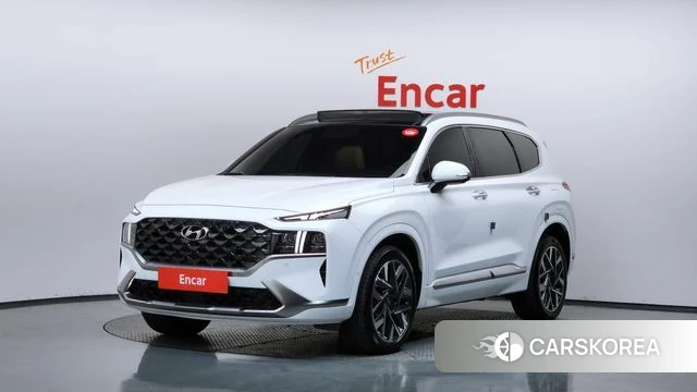 Hyundai The New Santa Fe 2022 Белый из Кореи
