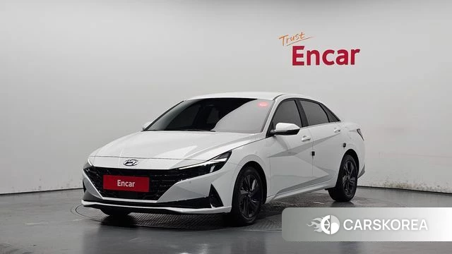 Hyundai Avante (CN7) 2020 Белый из Кореи