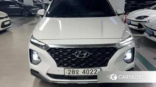 Hyundai Santa Fe TM 2019 Белый из Кореи