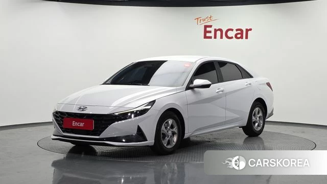 Hyundai Avante (CN7) 2021 Белый из Кореи