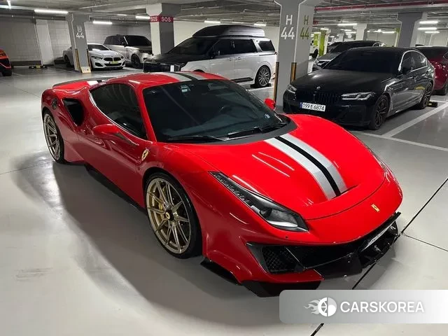 Ferrari 488 Pista 2019 Красный из Кореи