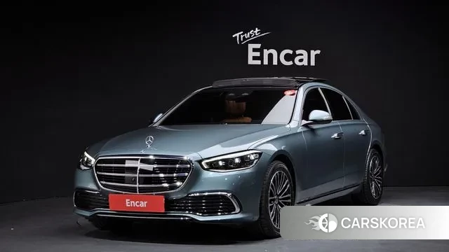 Mercedes-Benz S-Class W223 2025 Синий нефрит из Кореи