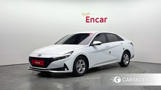 Hyundai Avante (CN7) 2021 Белый из Кореи