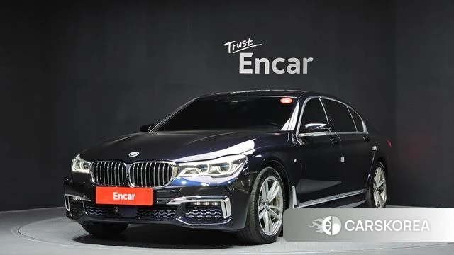 BMW 7 Series (G11) 2018 Черный из Кореи
