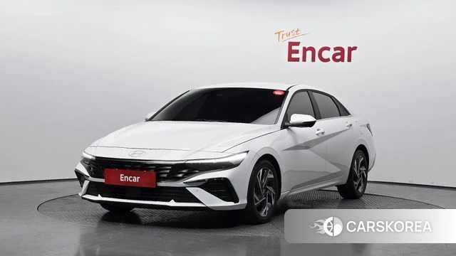 Hyundai The New Avante (CN7) 2023 Белый из Кореи