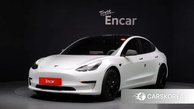 Tesla Model 3 2021 Белый из Кореи