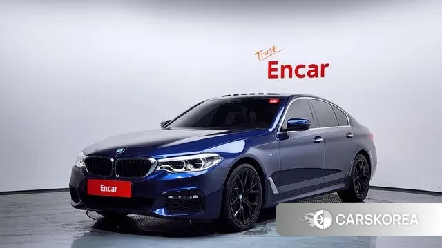 BMW 5 Series (G30) 2018 Синий из Кореи