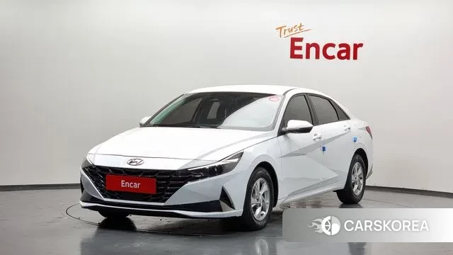Hyundai Avante (CN7) 2021 Белый из Кореи