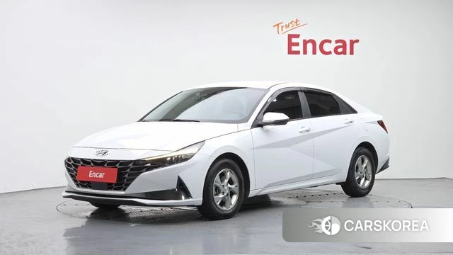 Hyundai Avante (CN7) 2022 Белый из Кореи