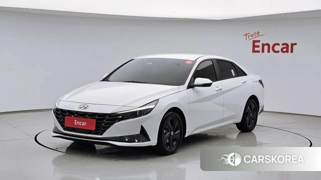 Hyundai Avante (CN7) 2022 Белый из Кореи