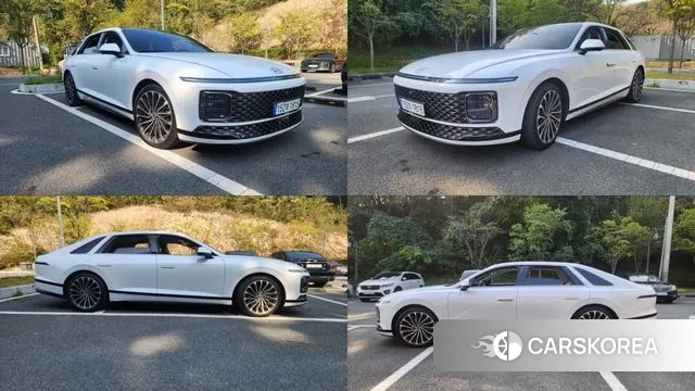 Hyundai Grandeur Hybrid (GN7) 2023 Белый из Кореи