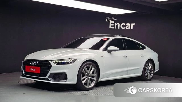 Audi A7 (4K) 2020 Белый из Кореи