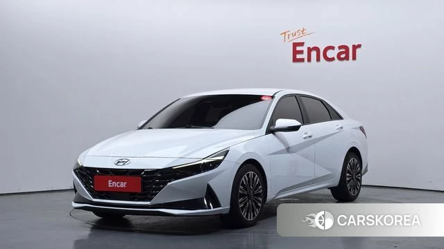 Hyundai Avante (CN7) 2020 Белый из Кореи