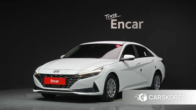 Hyundai Avante (CN7) 2022 Белый из Кореи