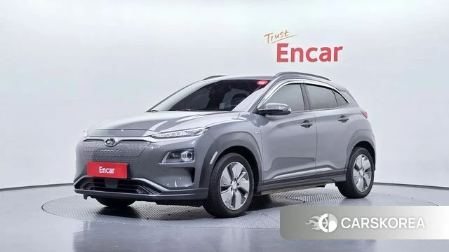 Hyundai Kona Electric 2019 Серебристо-серый из Кореи