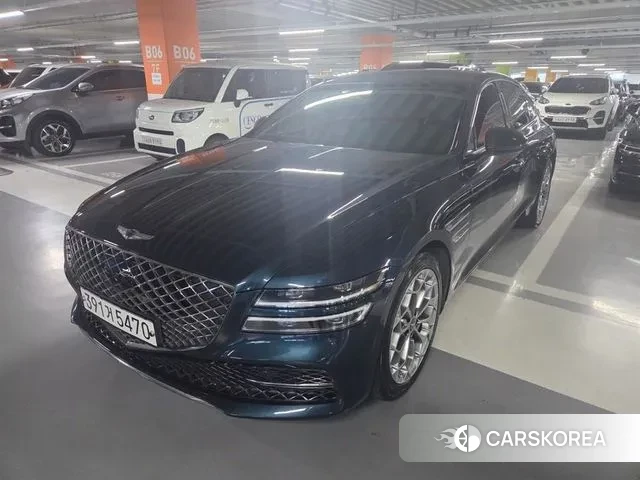 Genesis G80 (RG3) 2021 Синий из Кореи
