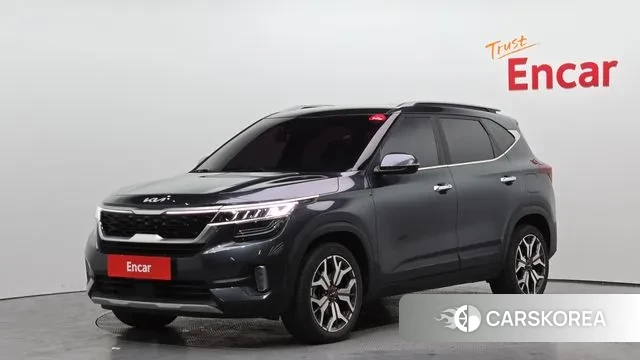 Kia Seltos 2022 Серый из Кореи