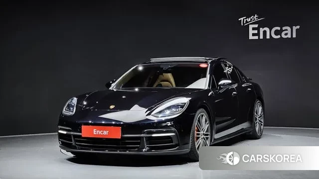Porsche Panamera (971) 2018 Черный из Кореи