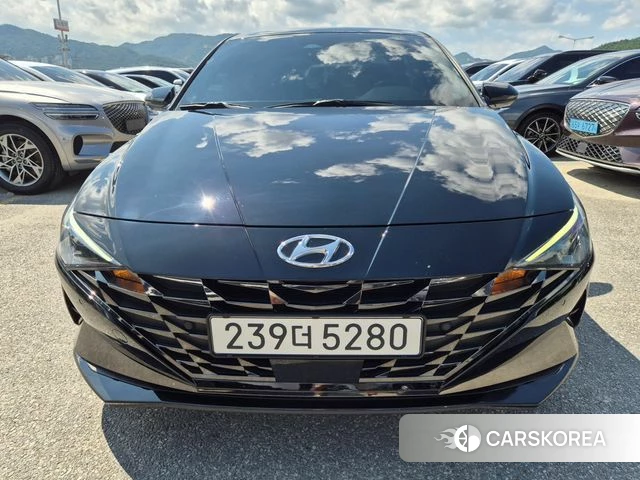 Hyundai Avante (CN7) 2022 Черный из Кореи