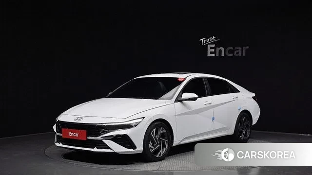 Hyundai The New Avante (CN7) 2025 Белый из Кореи