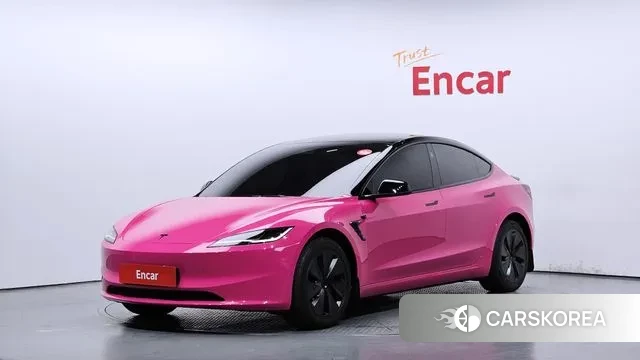 Tesla Model 3 2024 Розовый из Кореи
