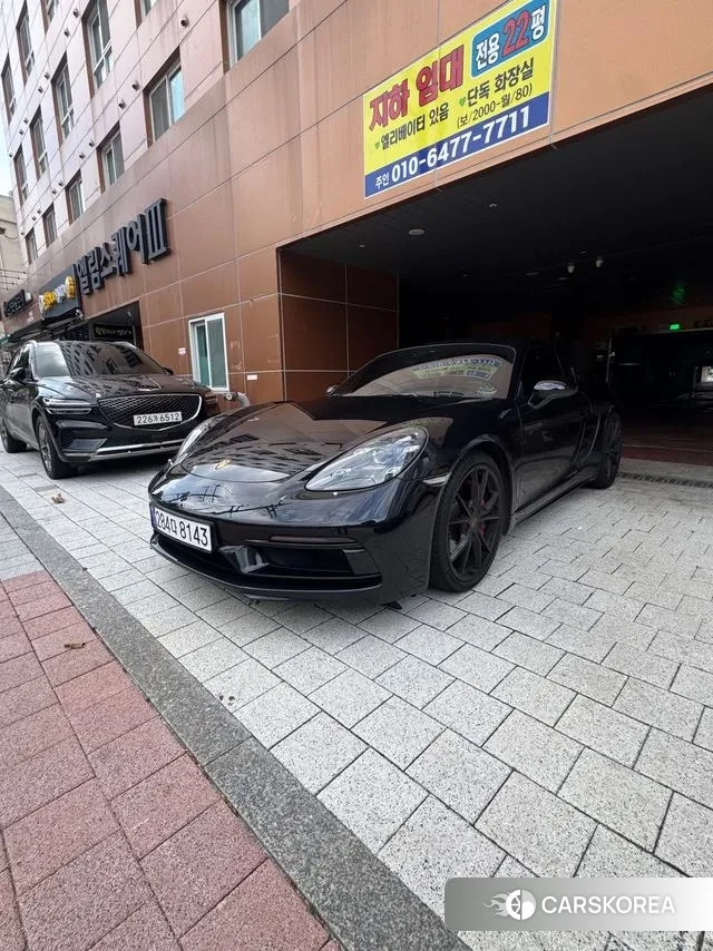 Porsche 718 Cayman 2019 Черный из Кореи