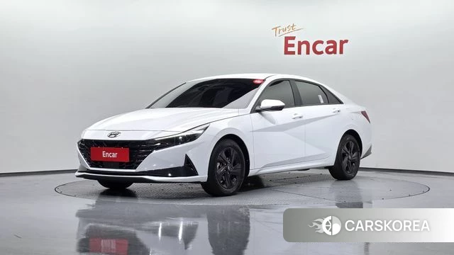 Hyundai Avante (CN7) 2022 Белый из Кореи
