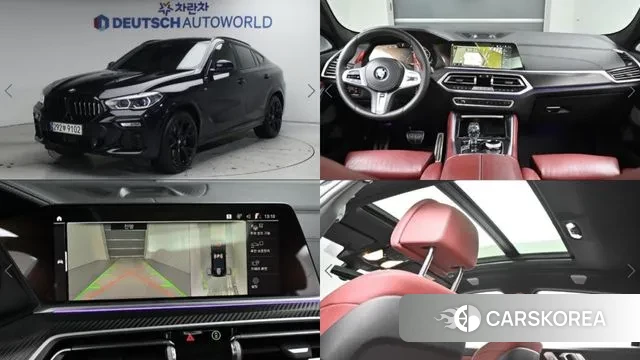 BMW X6 (G06) 2021 Черный из Кореи