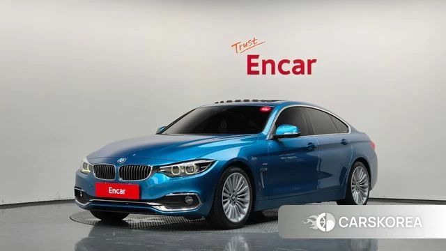 BMW 4 Series (F32) 2018 Небесно-голубой из Кореи