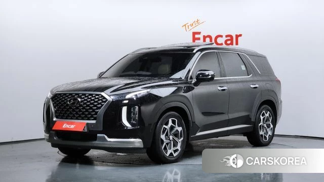 Hyundai Palisade 2021 Черный из Кореи