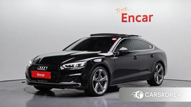 Audi A5 (F5) 2019 Черный из Кореи