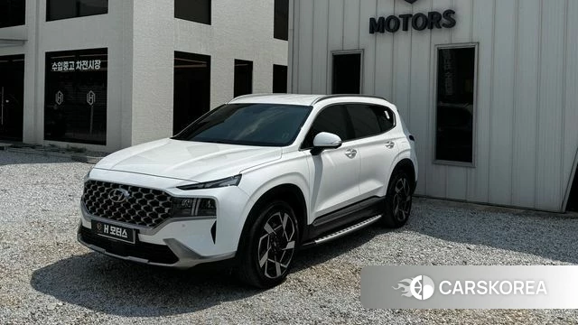 Hyundai The New Santa Fe 2021 Белый из Кореи